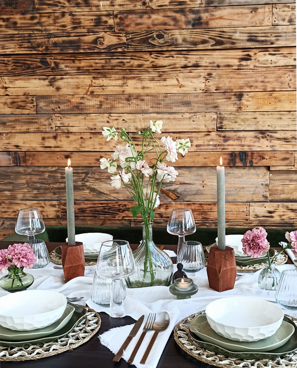 Vintage romantic tablescape style for hire cape town