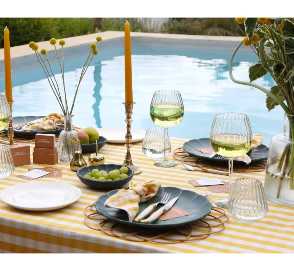 Rent a curated tablescape for hosting dinner at home effortlessly in Cape Town and Johannesburg